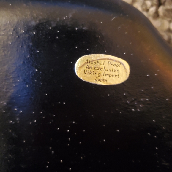 Vintage Small Tray (wooden) - Black w/ gold specs - Picture 4 of 4